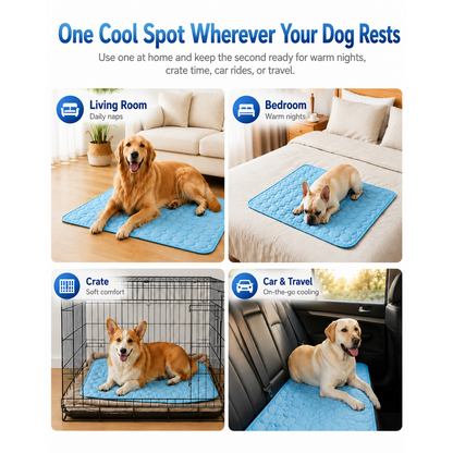 Hot Day Dog Mat